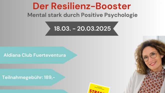 Resilienz-Booster 15.-22.3.2025 - Workshop im Aldiana Club Fuerteventura